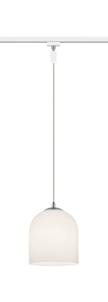 TRIO LEUCHTEN - 1xE14 o.LM, D.20xH.22/180cm Glas, Weiß matt