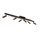 TRIO LEUCHTEN - 2700-6500K,L113-180xB8,5xH23cm FB, dimmbar, Met. schwarz matt