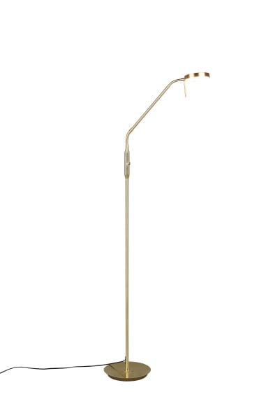 TRIO LEUCHTEN - 12W LED, 1400lm,CCT 2300/3000/4000K, H.145cm,Metall Messing,Sensord