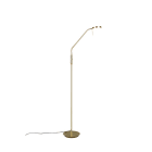 TRIO LEUCHTEN - 12W LED, 1400lm,CCT 2300/3000/4000K, H.145cm,Metall Messing,Sensord