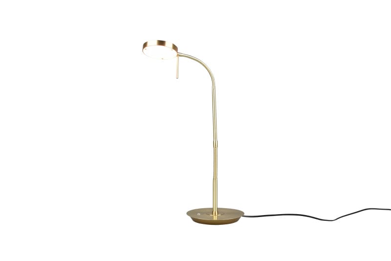TRIO LEUCHTEN - 12W LED, 1400lm,CCT 2300/3000/4000K, H.57cm,Metall Messing,Sensord.