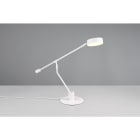 TRIO LEUCHTEN - 6W,560lm,2700-6500K,L.58xH.64cm,D.17cm,Touch Dimmer, Metall weiß matt