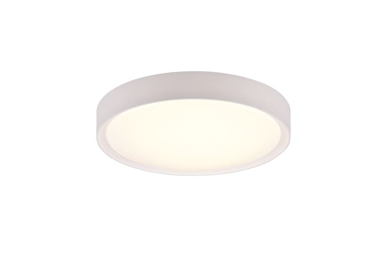 TRIO LEUCHTEN - 18W LED/3000K/1850Lm,D.33cm,IP44, Weiß/Acryl weiß