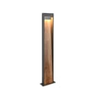 TRIO LEUCHTEN - 11W,3000K,1200lm,B21,5xH100xT9,5cm IP44/ Met.,anthrazit, holzfarb