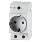 DOEPKE - Reiheneinbausteckdose 250V AC, 16A