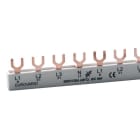 DOEPKE - Gabelsammelschiene Eurovario 4p, 8 TE, 63A, 500V (AC), ((L1, L2, L3, N) x 2)