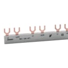 DOEPKE - Gabelsammelschiene Eurovario 2p, 12 TE, 63A, 500V (AC), ((L1, L2/N-Hi) x 5)