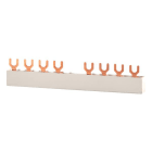 DOEPKE - Gabelsammelschiene Eurovario 4p, 9 TE, 80A, 500V (AC), ((L1, L2, L3, N, S) x 2)