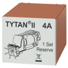 DOEPKE - Tytan Sicherungssteckersatz AC/DC, 4A, braun, elektronisch