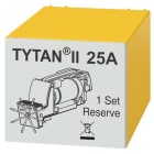 DOEPKE - Tytan Sicherungssteckersatz AC/DC, 25A, gelb, elektronisch
