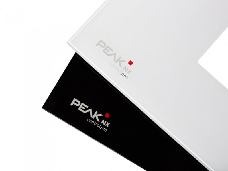 PEAKNX GMBH - Frontglas Doppelpack Controlpro KNX Touchpanel weiß/schwarz