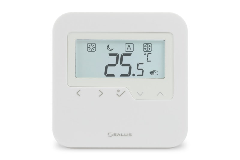SALUS CONTROLS - Digitaler RT, 230V, autom. Umsch. Heizen/Kühlen, CO Eingang, PWM, 5 J. Garantie