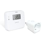 SALUS CONTROLS - Dig. Raumthermostat, programmierbar, batteriebetrieben mit Funkstecker (Schuko)