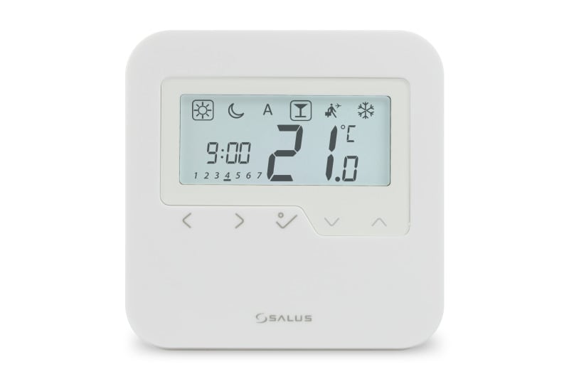 SALUS CONTROLS - Digit. Raumthermostat 24V, progammierbar mit Uhr, 5 J. Garantie