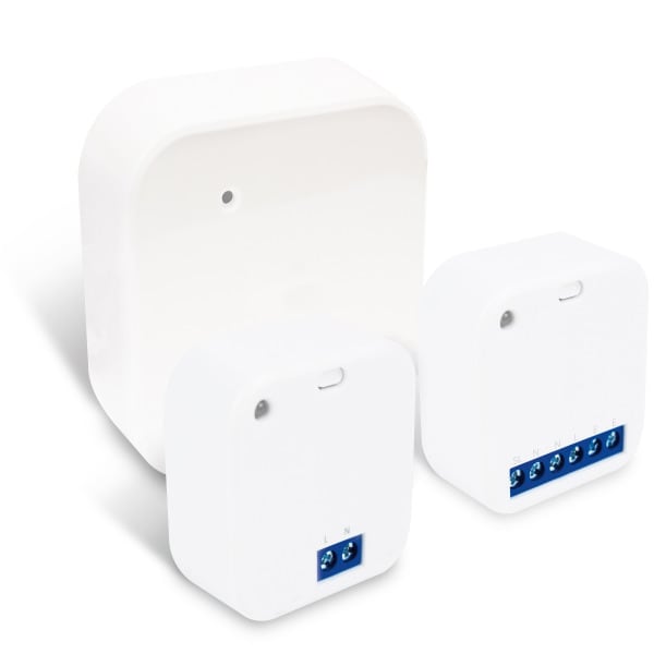 SALUS CONTROLS - Funkrelais Set, Sender und Empfänger UP, ersetzt die Steuerleitung, 5A Leistung