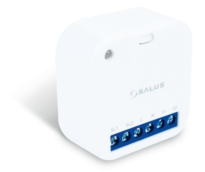 SALUS CONTROLS - Rolladenrelais 230V für Unterputzd., Zigbee 2,4 GHz mit 2 Ausg. mit UGE600 verw.