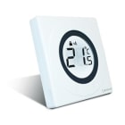 SALUS CONTROLS - Digitaler, stilvoller Funk-Raumth.,Touch-Ring,Batterie, weiß, ohne Empfänger