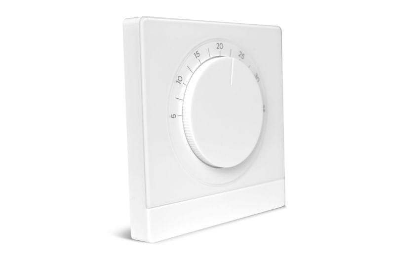 SALUS CONTROLS - Superflacher analog. Funkraumthermostat 2,4GHz zur Verw. mit Funkklemml. KL08RF