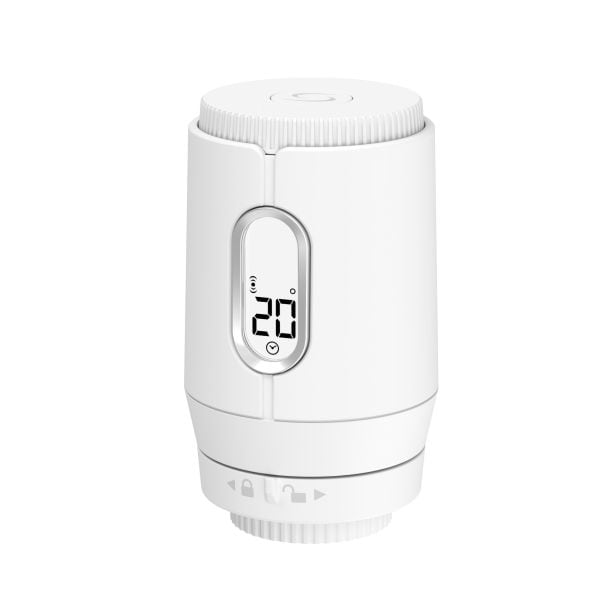 SALUS CONTROLS - Thermostatventilkopf, SOLO und SMART, batteriebetr. mit Display und 3 Adapter