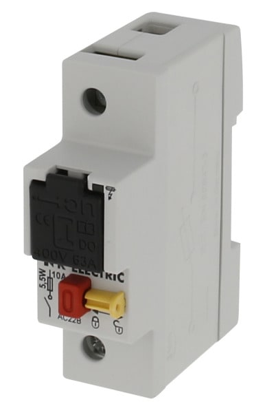K'ELECTRIC - D0-Sicherungssockel RE  IN-ON 10A schaltbar