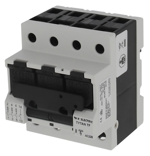 K'ELECTRIC - D0 Lasttrennschalter RE TYTAN T 3p+HS 63A, 4 TE