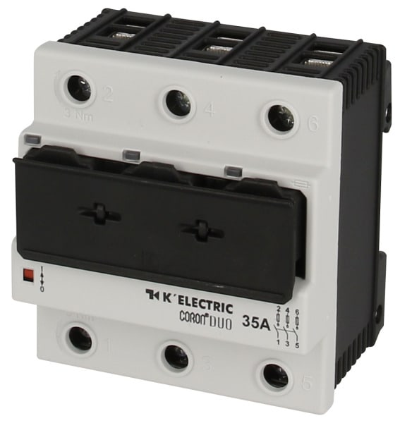 K'ELECTRIC - D0 Lasttrennschalter RE CORON DUO 3polig, bestückt 35A