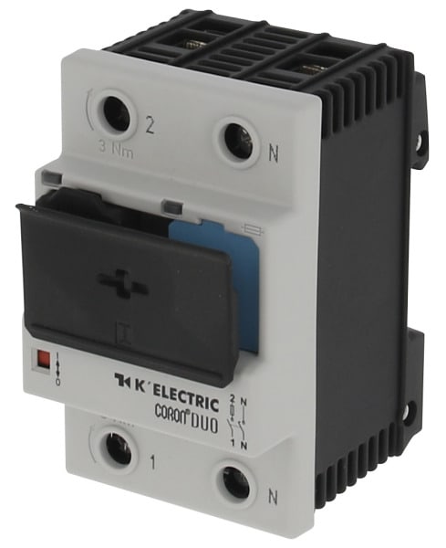 K'ELECTRIC - D0 Lasttrennschalter RE CORON DUO 1polig + N