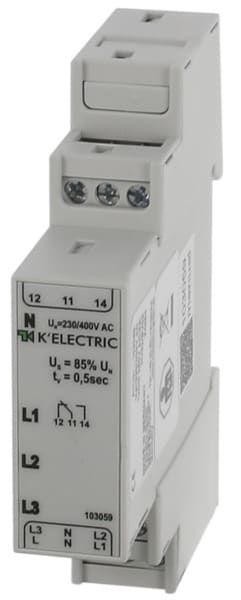 K'ELECTRIC - Unterspannungs-Meßrelais mit 1 Wechsler