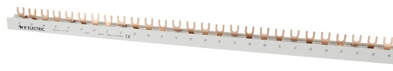 K'ELECTRIC - Verdrahtungsschiene TYTAN T Gabel, 16mm2, 4phasig, T17,8
