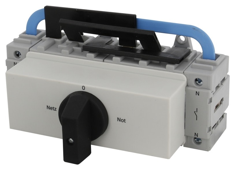 K'ELECTRIC - Lastumschalter 4pol., 80A vor/nacheilend N, Din-Normverteilung
