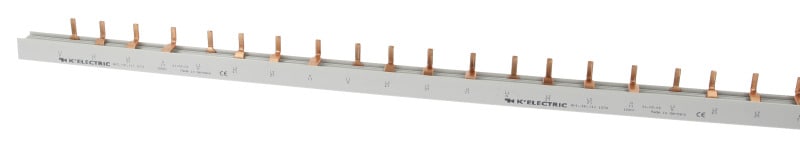 K'ELECTRIC - Steg-Verdrahtungsschiene 4pol., 16mm2, 37TE, 27mm