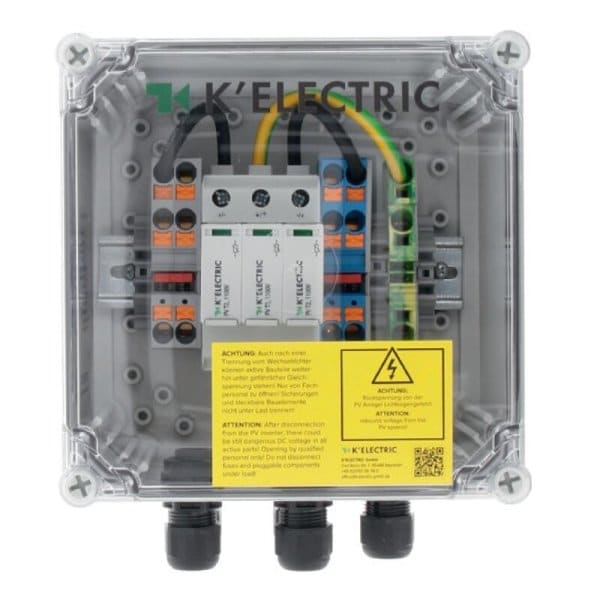 K'ELECTRIC - GAK 1x2/T2 1100V Generatoranschlußkasten 200x200x132