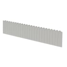 K'ELECTRIC - Blindabdeckung für Verteilergehäuse, 12 Platzeinheiten, grau, 220mm lang
