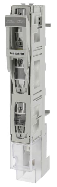 K'ELECTRIC - NH 00 Lastschaltleiste VSD00-60, 160A, 3-polig, 60mm-System, Abgang oben/unten