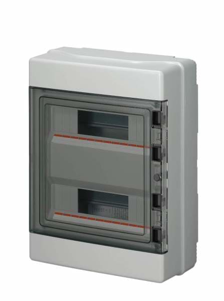 ELETTROCANALI SPA - EC62024 AP-Modulgehäuse IP65 290x390x140 mit Tür 24TE