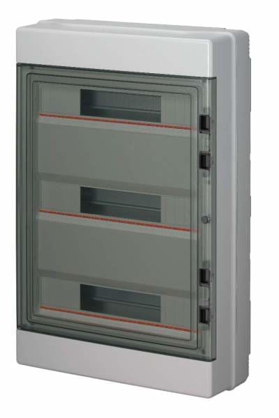 ELETTROCANALI SPA - EC62054 AP-Modulgehäuse IP65 400x650x140 mit Tür 54TE