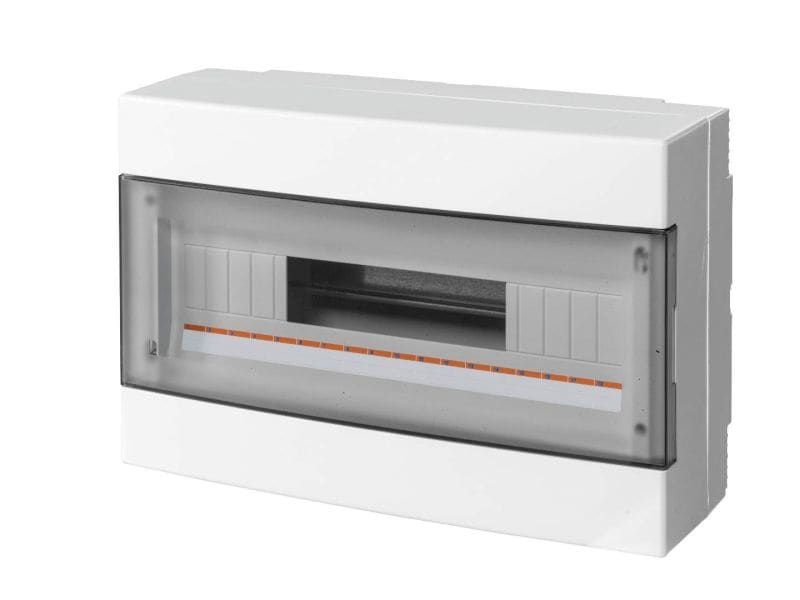 ELETTROCANALI SPA - EC60018B AP-Modulgehäuse IP40 400x265x130 mit Tür 18TE