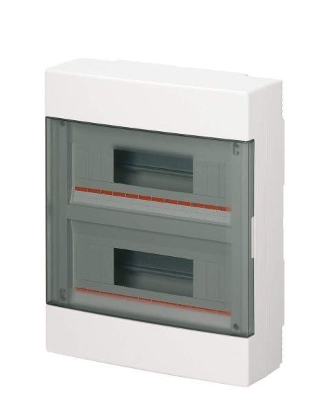 ELETTROCANALI SPA - EC60024B AP-Modulgehäuse IP40 280x350x100 mit Tür 24TE