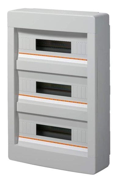 ELETTROCANALI SPA - EC61054 AP-Modulgehäuse IP40 400x550x130 ohne Tür 54TE