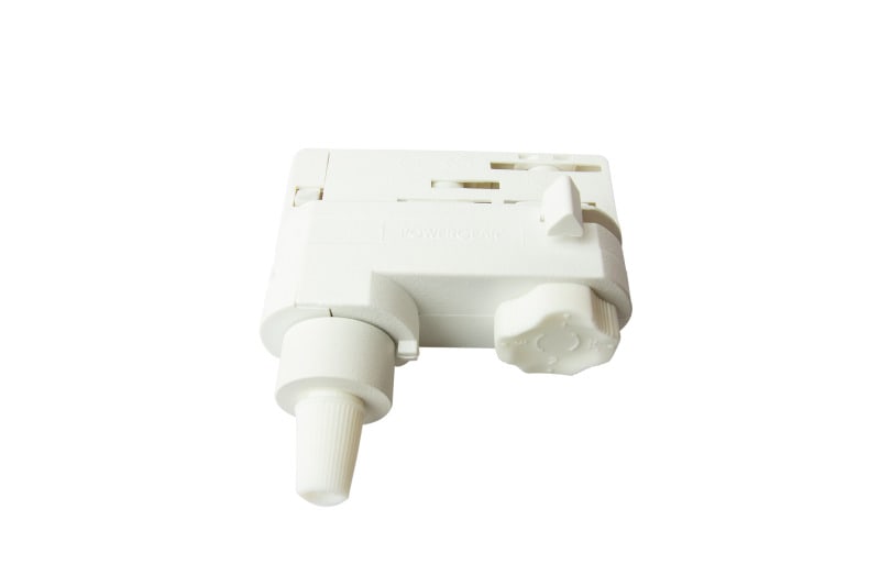 DOTLUX - 3 Phasen-Adapter für Pendelleuchten mit Kabelzugentlastung weiß