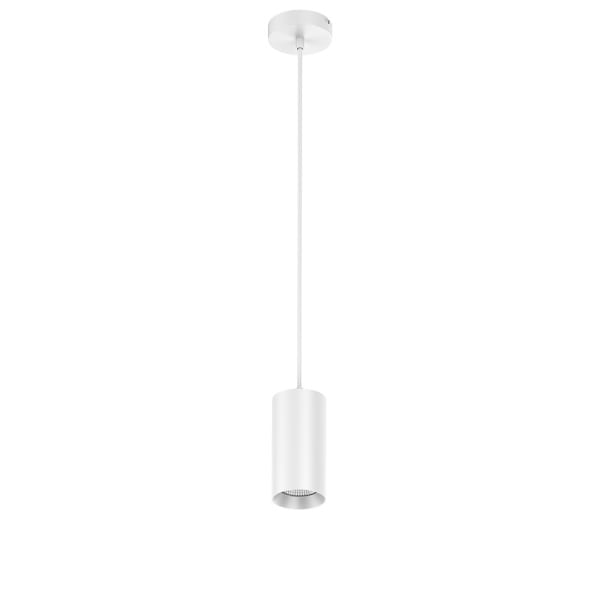 DOTLUX - Abhängeset weiß für LED-Leuchte SLIMvario Ø80x160mm 18W 3000K