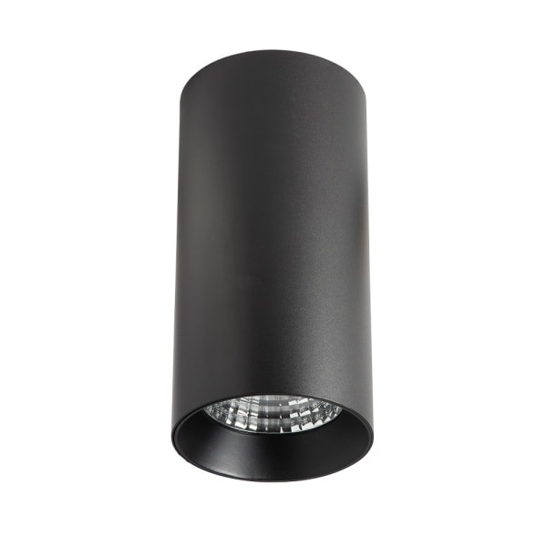 DOTLUX - LED-Leuchte SLIMvario Ø80x160mm 18W 3000K schwarz