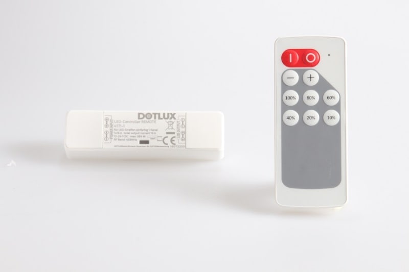 DOTLUX - LED-Controller REMOTE max.384W für LED-Streifen einfarbig 1 Kanal1x16 A (12-24 V)