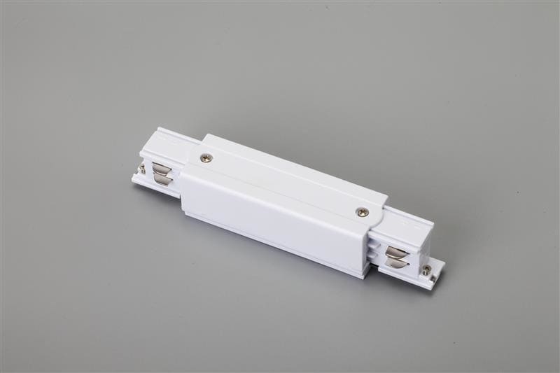 DOTLUX - 3 Phasen-Verbinder, gerade mit Mitteleinspeisung, weiss
