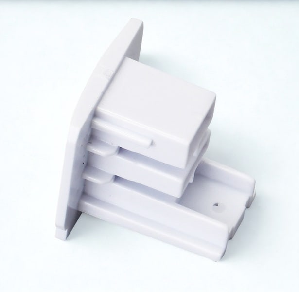DOTLUX - Endkappe für 3 Phasen-Stromschiene, weiss