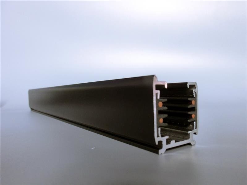 DOTLUX - 3 Phasen-Stromschiene, 1 m, schwarz matt