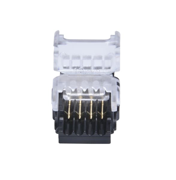DOTLUX - Klemmverbinder Streifen zu Kabel 4-polig für LED-Streifen 10mm RGB IP20 Set 5 Stück