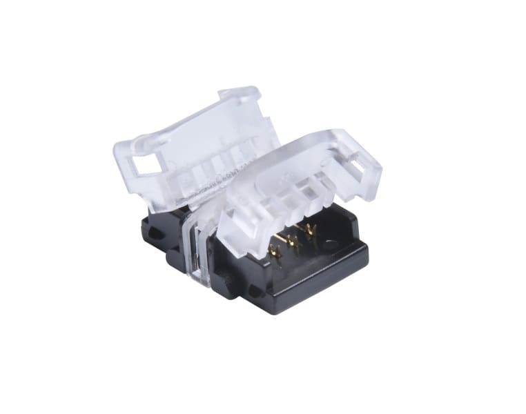 DOTLUX - Klemmverbinder Streifen zu Streifen 4-polig für LED-Streifen 10mm RGB IP20 Set 5 Stück