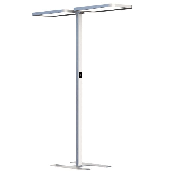 DOTLUX - LED-Stehleuchte Doppelkopf STUDIObutlerduo 2x80W 4000K dimmbar