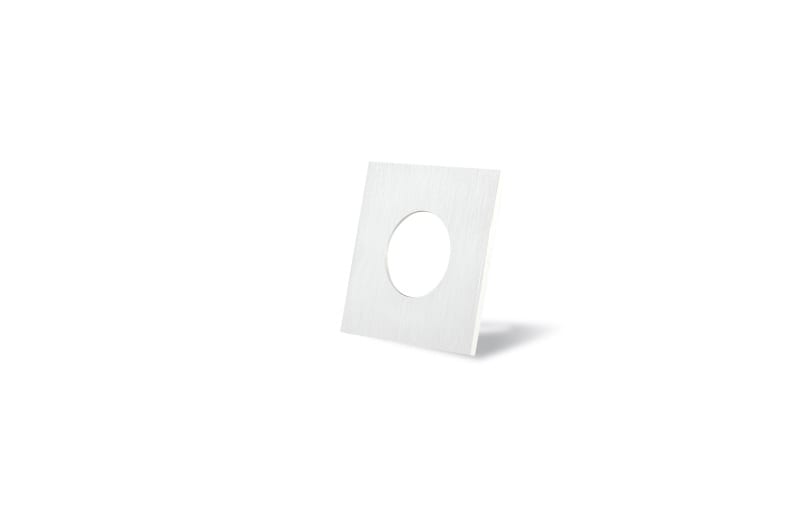 DOTLUX - Zierring für MULTI und MULTIsun eckig aluminium gebürstet